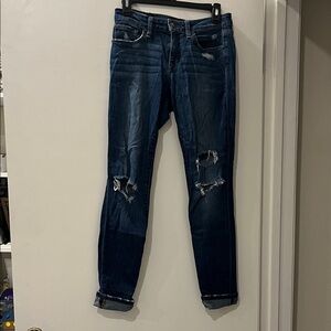 Distressed Blue Women's Jeans
